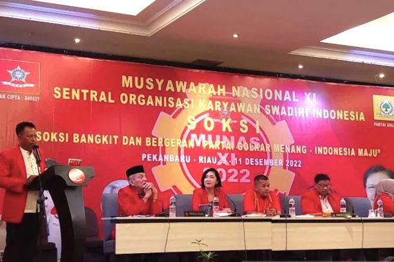 Gelar Munas di Pekanbaru, SOKSI Kubu Ali Wongso Ogah Ganti Ketua Umum - JPNN.COM