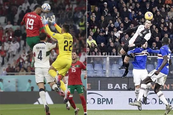 Gol Sundulan Pahlawan Maroko Patahkan Rekor Ronaldo - JPNN.COM