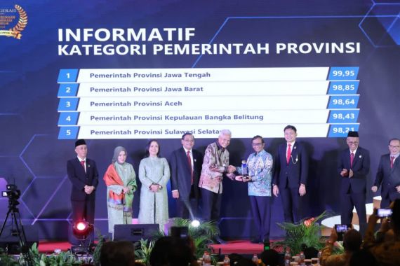 5 Tahun Berturut-turut, Ganjar Pranowo Berhasil Bawa Jateng Jadi Provinsi Paling Informatif - JPNN.COM