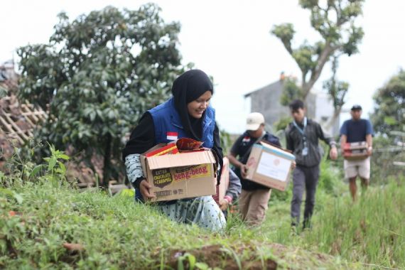 Aruna & Yayasan Maritim Indonesia Salurkan Donasi untuk Korban Gempa Cianjur - JPNN.COM
