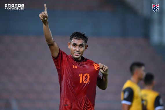 Piala AFF 2022: Gajah Perang Mengamuk Saat Lawan Brunei, Teerasil Dangda Masih Tajam - JPNN.COM