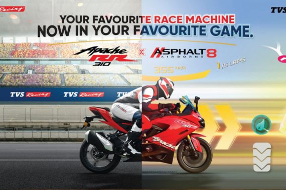 TVS Apache RR 310 Hadir di Gim Asphalt 8 Airbone - JPNN.COM