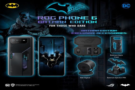 Asus Meluncurkan ROG Phone 6 Edisi Batman di Indonesia, Harganya Wow - JPNN.COM