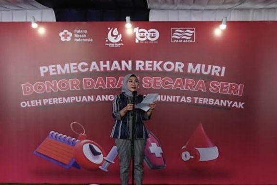 Donor 1.000 Kantong Darah, Dharma Wanita PAM Jaya Pecahkan Rekor MURI - JPNN.COM