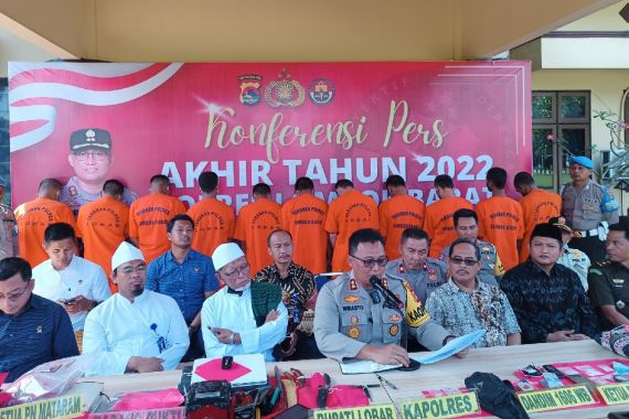 Kejahatan di Lombok Barat Menurun pada 2022 - JPNN.COM
