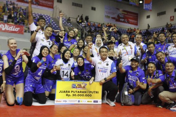 Jakarta Pertamina Fastron Juara Putaran Pertama Proliga 2023, Sebegini Hadiahnya - JPNN.COM