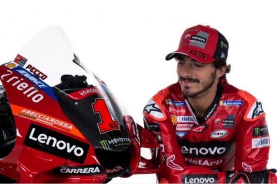 MotoGP 2023: Francesco Bagnaia Mewaspadai Tim Milik Valentino Rossi - JPNN.COM