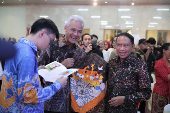 Ganjar Pranowo Apresiasi Kepedulian Menpora Amali untuk Atlet SOIna - JPNN.COM