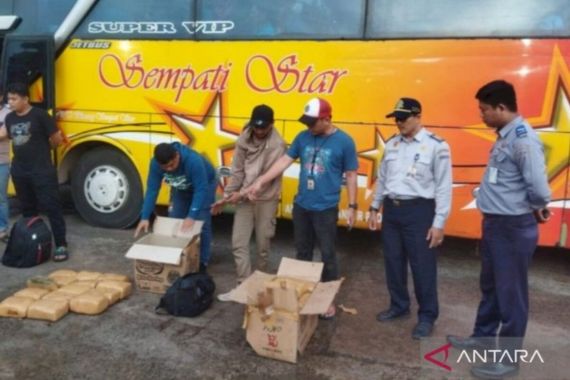 30 kg Ganja Rencananya Dikirim ke Bandung, Polisi Langsung Mengendus - JPNN.COM