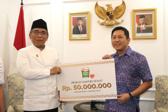 Sasa Santan & PBNU Berkomitmen Sehatkan Santri Indonesia Melalui Program Ini - JPNN.COM