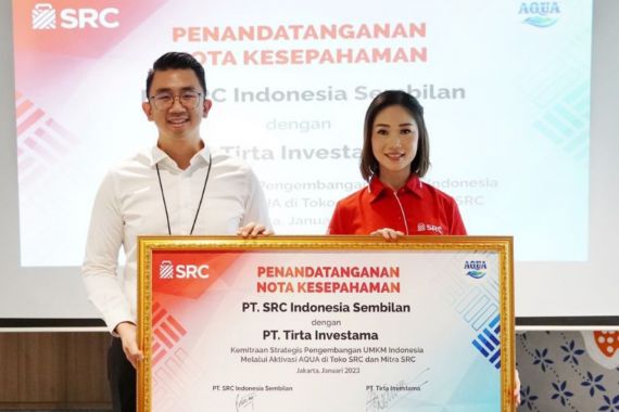 SRC Gandeng Aqua Kembangkan UMKM Toko Kelontong - JPNN.COM