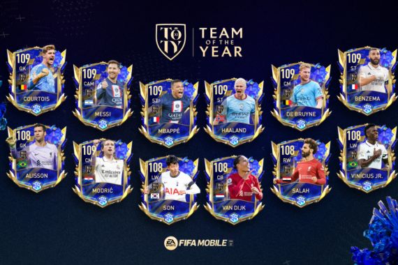 Team of the Year XI Hadirkan Keseruan di FIFA Mobile 23 - JPNN.COM