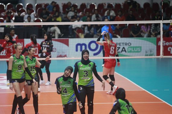 Menang di Derbi Jakarta, Jakarta Pertamina Selangkah Lagi ke Final Four Proliga 2023 - JPNN.COM