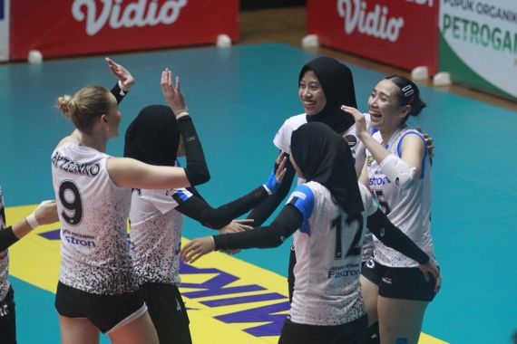 Jakarta Pertamina Raih Tiket Final Four Proliga 2023, Yolla Yuliana Penuh Senyum - JPNN.COM