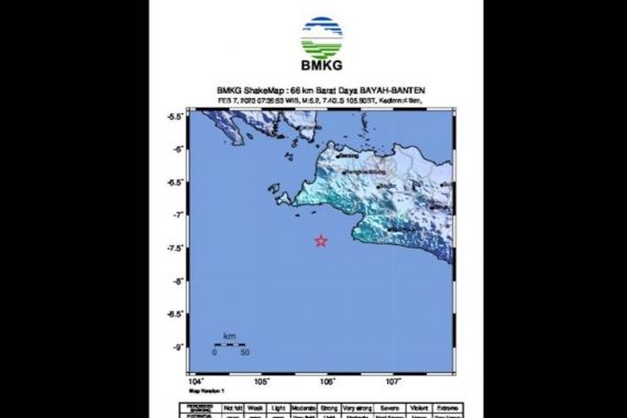 BMKG Sebut Gempa M 5,2 di Selatan Banten Akibat Aktivitas Lempeng Indo-Australia - JPNN.COM