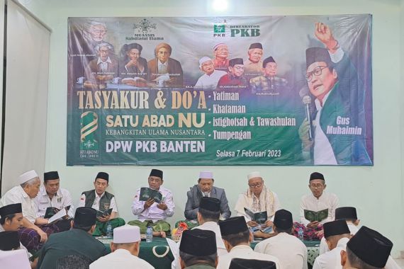 PKB Banten Tasyakuran 1 Abad NU, Terkenang Gus Dur dan Ma'ruf Amin - JPNN.COM