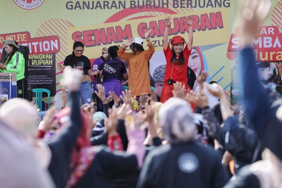 Ganjaran Buruh Berjuang Gelorakan Hidup Sehat dan Penuhi Nutrisi Masyarakat - JPNN.COM