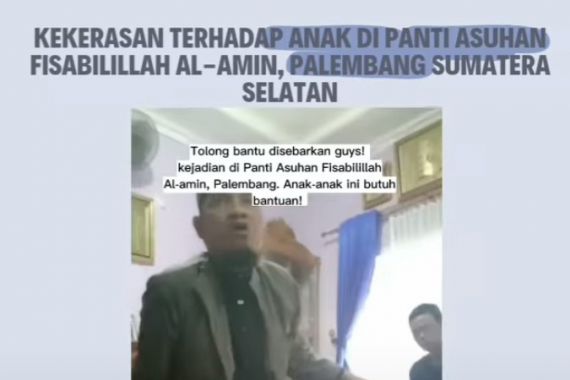 Video Kekerasan Terhadap Anak-anak Panti Asuhan Viral di Medsos, Diduga di Palembang - JPNN.COM