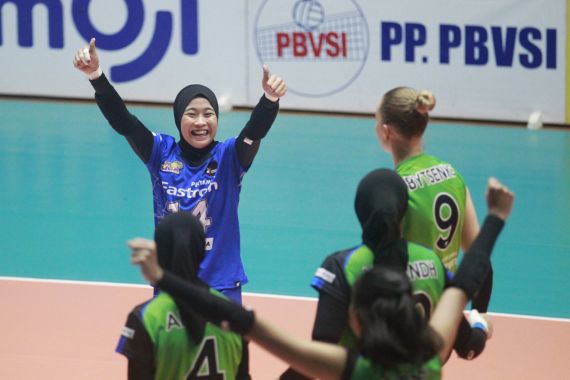 Pemain Asing Gemilang, Pertamina Fastron Raih Kemenangan di Final Four Proliga 2023 - JPNN.COM