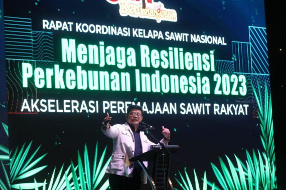 Mentan Syahrul Yasin Limpo Genjot Peremajaan Sawit Rakyat 180 Ribu Hektare per Tahun - JPNN.COM