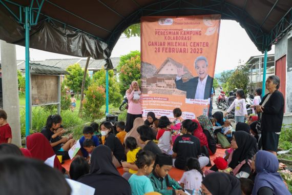Ganjar Milenial Peringati Hari Gizi dan Resmikan Kampung Kolaborasi di Bogor - JPNN.COM