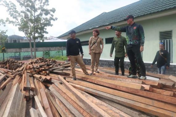 Kodim 0907/Tarakan Mengamankan 39 Kubik Kayu Ilegal - JPNN.COM