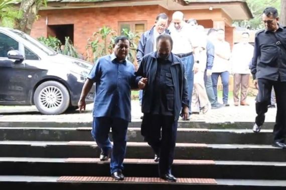 Kunjungi Prabowo di Hambalang, Surya Paloh Sampaikan Dukungan - JPNN.COM