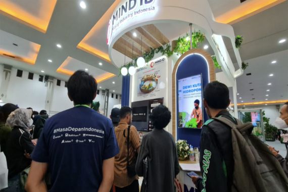 Booth MIND ID di Indogreen Expo 2023 Raih Apresiasi Terbaik dari KLHK - JPNN.COM