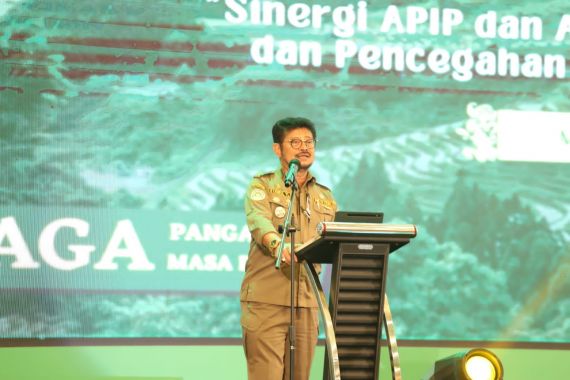 Mentan SYL Bersama APIP dan APH Bersinergi Cegah Alih Fungsi Lahan Pertanian - JPNN.COM