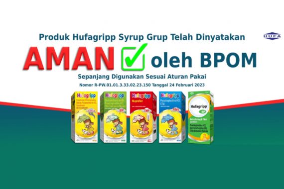 Daftar Produk-Produk Sirup HUFA yang Sudah Dinyatakan Aman oleh BPOM - JPNN.COM