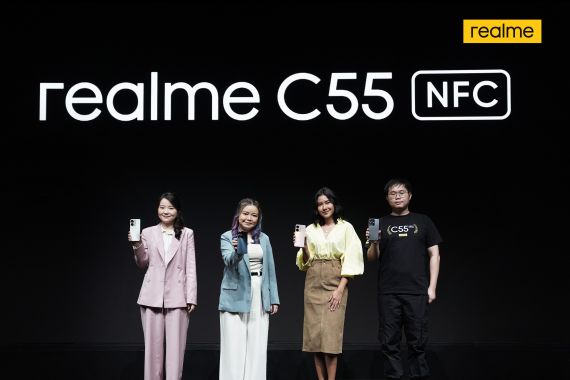Realme C55 NFC Akhirnya Dirilis di Indonesia, Harganya Mulai Rp 2 Jutaan - JPNN.COM