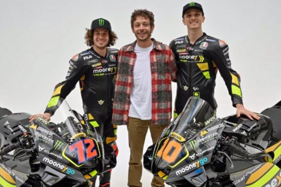 Mooney VR46 Siap Hadapi Kompetisi MotoGP 2023, Rossi: Meski Baru, Tim Kami Cepat - JPNN.COM