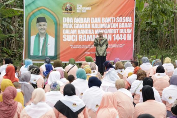 Sambut Ramadan 1444 H, Mak Ganjar Kalbar Gelar Doa Akbar dan Bakti Sosial - JPNN.COM