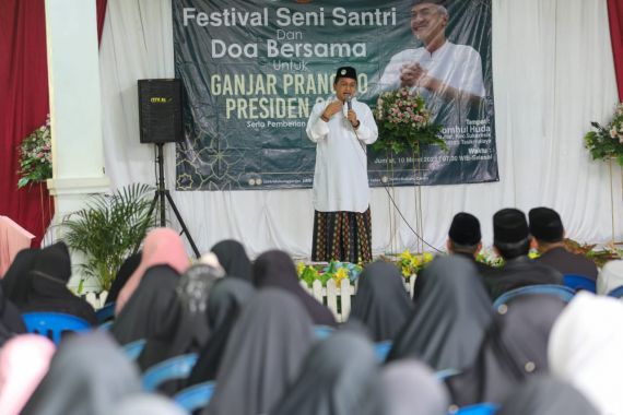 Santri Dukung Ganjar Gelar Festival Seni di Pondok Pesantren Tasikmalaya - JPNN.COM