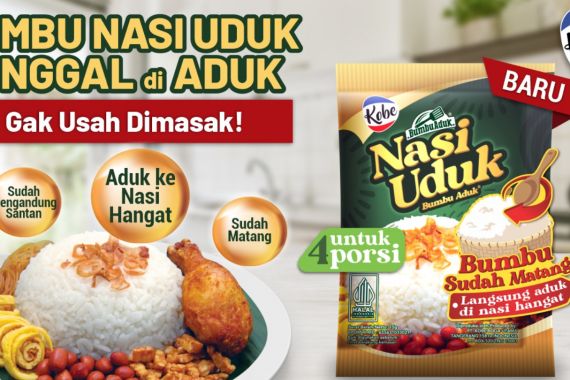 Kobe Hadirkan Kobe Bumbu Aduk Nasi Uduk, Tinggal Diaduk - JPNN.COM