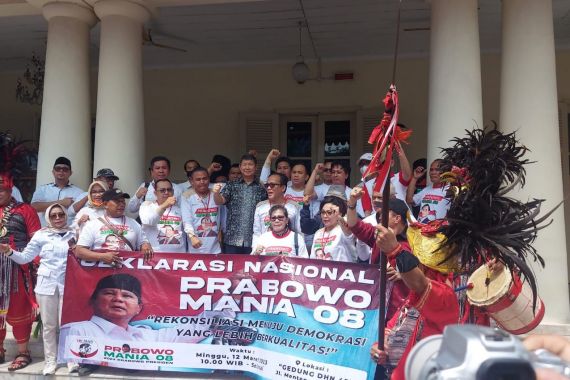 JoMan Resmi Deklarasi Pembentukan Prabowo Mania 08, Pelopor Rekonsiliasi Bangsa - JPNN.COM