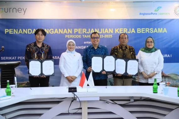 Menaker Ida Beberkan Tujuan Penandatanganan PKB Serikat Pekerja Angkasa Pura I - JPNN.COM