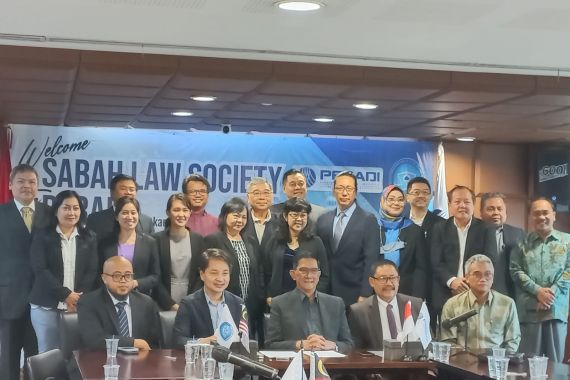 Peradi dan Sabah Law Society Sepakat Kerja Sama di Bidang Hukum - JPNN.COM