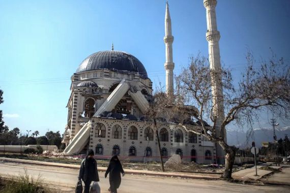 Efek pada Kota Bersejarah bagi 3 Agama Setelah Turki Diguncang Gempa - JPNN.COM