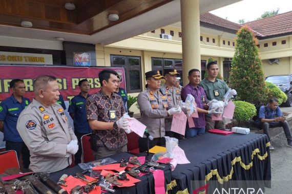 Polisi Sita Puluhan Senjata Api Ilegal Selama Operasi Musi 2023 - JPNN.COM