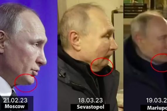 Rusia Pakai Pria Mirip Vladimir Putin Kunjungi Wilayah Perang? - JPNN.COM