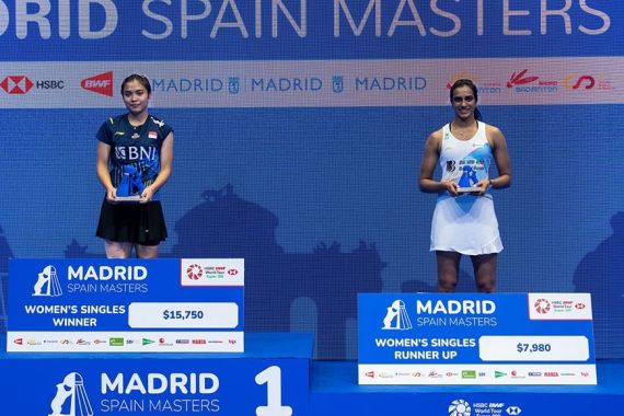 Hasil Final Spain Masters 2023: Gregoria Mariska Naik Podium, China Borong 2 Gelar - JPNN.COM