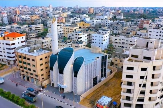 Masyarakat Palestina Sambut Sukacita Pembangunan Masjid Syeikh Ajlin - JPNN.COM