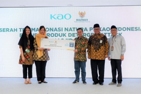 Kao Indonesia - BAZNAS Salurkan Donasi Ramadan untuk Masjid & Panti Asuhan - JPNN.COM