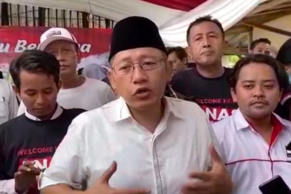 Reaksi Anas Urbaningrum Saat Ditanya soal Ucapan Gantung di Monas - JPNN.COM