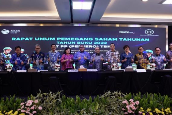 Gelar RUPS Tahunan, PT PP Kantongi Laba Bersih Rp 366 Miliar - JPNN.COM