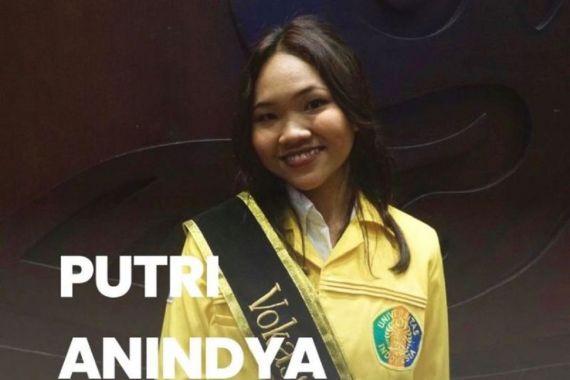 Putri Anindya Ravinta Juara I Mahasiswa Berprestasi UI, Keren - JPNN.COM