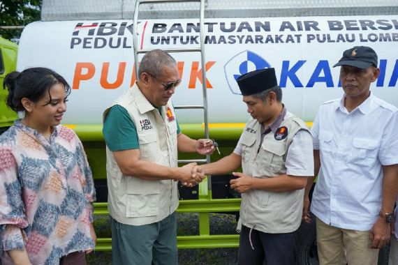HBK Tambah 2 Mobil Tangki Air Bersih untuk Masyarakat Pulau Lombok - JPNN.COM