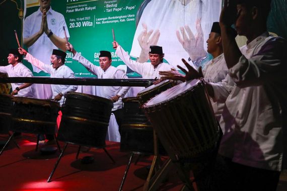 Santri Dukung Ganjar Menggelar Festival Beduk dan Gema Takbir - JPNN.COM