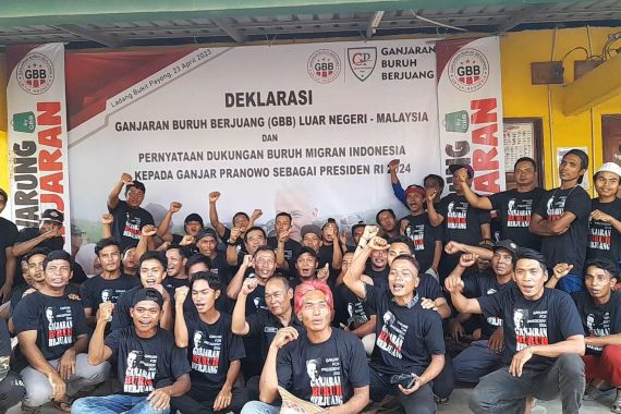 Ganjaran Buruh Berjuang Gandeng Buruh Migran di Malaysia Untuk Dukung Ganjar - JPNN.COM